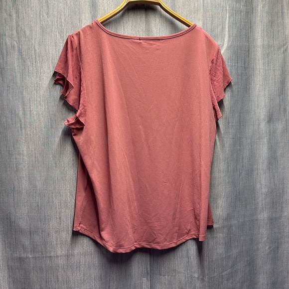 🇺🇸 Adrienne Vittadini Pink Women's blouse size XL - Picture 6 of 7